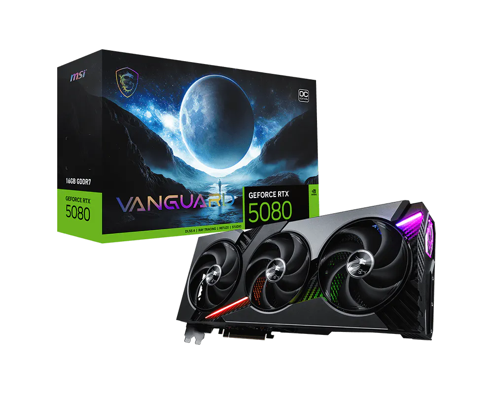 MSI GeForce RTX 5080 16G VANGUARD OC